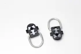 6pg87lxhaa Jeep 2017-2021 Compass Rear Trunk Cargo Compartment Net Hook Set Of 2 Oem #3