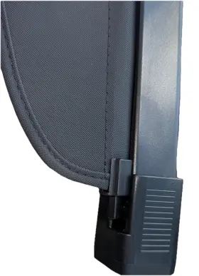 8903102112 Jeep 2011-20 Grand Cherokee Rear Cargo Black Vinyl Retractable Privacy Cover Factory