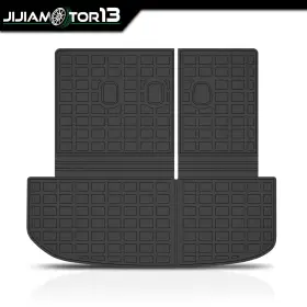 Jijia2025111201 Jijiamotor13 Tpe Cargo Trunk Liner Cover Floor Mat Blackfit For 2020-2025 Hyundai Palisade
