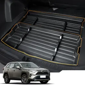 Jjmy 762716293236 Trunk Hidden Storage Box For 2019-2024 Toyota Rav4 Accessories Suv Org