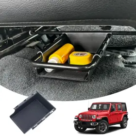 Jc-je-102 Jkcover Front Under Seat Storage Organizer Tray Compatible