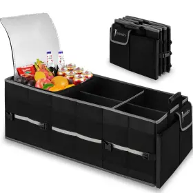Jorindes 768488862250 Trunk Organizer With Builtin Insulated Leak Proof Cooler Bagcollapsible Cargo Or