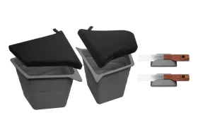 Bfg23102702 Jowua Trunk Storage Bins Bundle For 5 Seats- Full Carpet Pocket Model Y