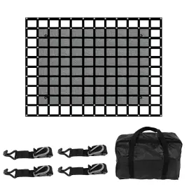 Be0495 Kaflla Heavy Duty Truck Cargo Net With Mesh 6.75 Ft X 8 1500lbs Capicity B