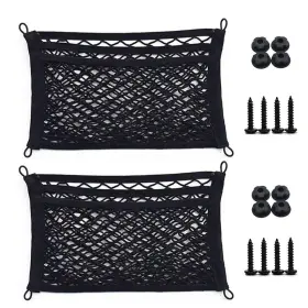 Kangxichen 738874835939 2 Pack Upgrade 3layer Small Cargo Net For Trunk Rv Boats Home Storage Stretcha