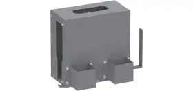 40116 Kargomaster Holman Hand Cleaning Station Gray 18.16in L X 13-1/2in Width 14-1/4in H