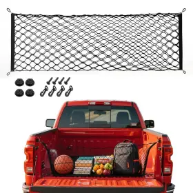 Bag117-bk-110-ford Kartonmotor Cargo Net For 20152025 Ford F150 And 2017 F250/f350/f450 Accessories 43 Inch X 16
