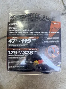 03141 Keeper Zip Net Adjustable Cargo