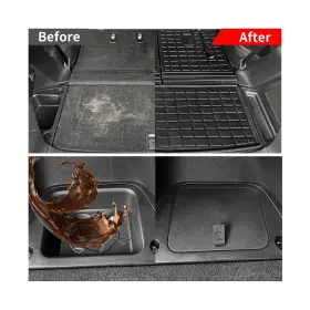 Kingna 702602845217 Rear Trunk Organizer Cover Compatible With 2023-2025 Honda Pilot Tpe Cargo Li #3