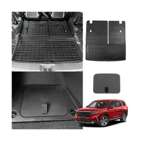 Kingna 702602845217 Rear Trunk Organizer Cover Compatible With 2023-2025 Honda Pilot Tpe Cargo Li