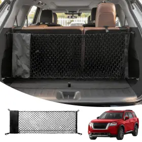 Kingna 714047770337 Cargo Net For 2013-2025 Nissan Pathfinder 3.05ft 1.31ft Double Layer