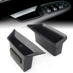 Kkkeeparts 336854107788 2 Pcs Front Door Armrest Storage Box Tray Bin Kit Black For Cadillac Xt5 2017-19