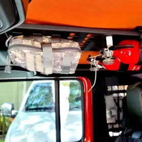 Jl-1202 Kraken Offroad 2018 Jeep Wrangler Jlu Rear Overhead Molle Panel 4-door