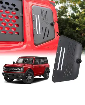 Kd6607bk Kyostar Side Tailgate Storage Box With Light And Password Lock For 2021 Bronco 2/4 Door
