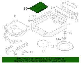 Lr099680 Land-rover Genuine Package Tray #2