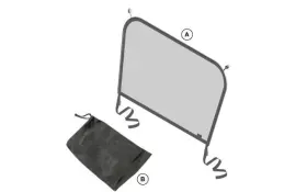 Lr133503 Land-rover Genuine Loadspace Partition Net - 110