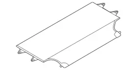 Lr172832 Land-rover Genuine Package Tray