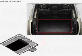 Vplks0625 Land Rover 2022-2025 Range Antimicrobial Loadspace Rubber Mat Factory Oem -