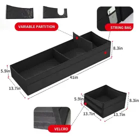 Storage2015-2023 Liizoo Under Seat Storage Box For Ford F-150 F-250/f-350/f-450/f-550 2015-2024 Crew Cab