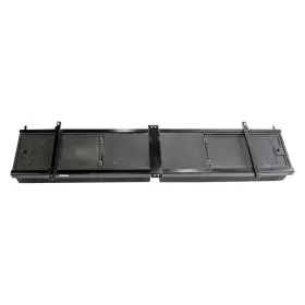 236558 Lippert 22.5 Inch W X 99.5 L Black Aluminum Double Bin Storage System