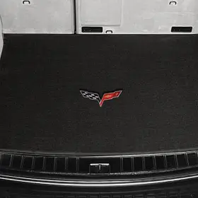 600015 Lloyd Mats Ultimat Custom Fit Ebony Cargo Mat W C6 Logo