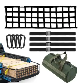 Cww01 Llttltmm Tailgate Net-llttltmmheavy Duty Truck Cargo Net For Full Size Truck6