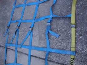 3000077 Lodi Metal Metals E-track Large Cargo Net 24 Squares Approx. 58 Inch X 140 Yellow Top #2