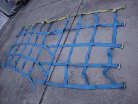3000077 Lodi Metal Metals E-track Large Cargo Net 24 Squares Approx. 58 Inch X 140 Yellow Top
