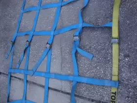 90018 Lodi Metal 6 Each Metals E-track Large Cargo Net 24 Squares 58 Inch X 140 Yellow Top #2