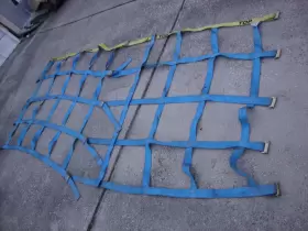 90018 Lodi Metal 6 Each Metals E-track Large Cargo Net 24 Squares 58 Inch X 140 Yellow Top