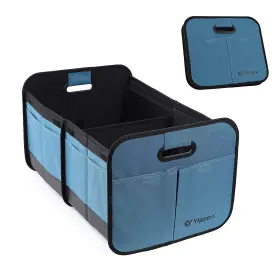 Long Pond 194851666116 Car Trunk Organizer - Foldable Cargo Storage Containers With 9 Pockets And Re