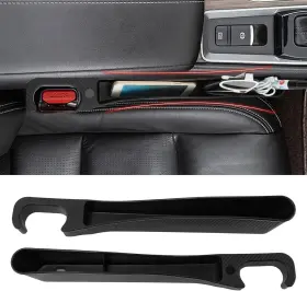 22413734 Loyanger Car Seat Gap Filler And Organizer 2pack Front With Black