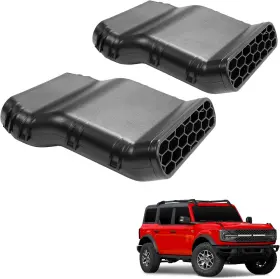 Ft23102002 Mabett Under Seat Vent Deflectors For Ford Bronco 4-door 2021-2024 Rear Air