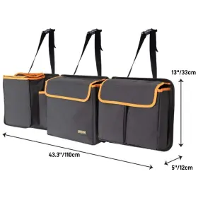 Xm02 Marksign Deluxe Trunk And Backseat Organizer For Medium Or Large Size Suvs Rvs Deta #2