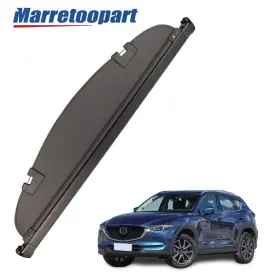 13-16-cx-5-cargo-cover Marretoo Retractable Cargo Cover Shade For 2013-2016 Mazda Cx-5 Rear Trunk Luggage Shield