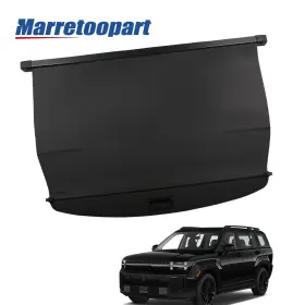 Santa-fe-2024-cargo-cover Marretoo Retractable Cargo Cover For 24-25 Hyundai Santa Fe Rear Trunk Shade Accessory