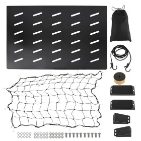 2g0slo Maxpeedingrods Cargo Rack Storage Assembly Fits For Jeep Wrangler Tj 1997-2006 Holds 300 Lbs