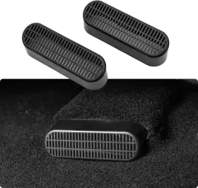 Maxzina 702602859108 Under Seat Vent Deflectors Compatible With 2015-2025 Ford F150 Black
