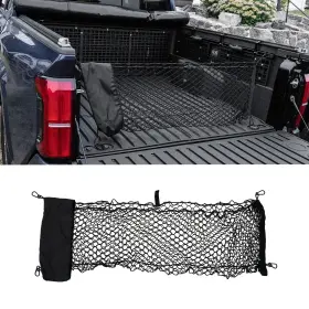 Maxzina 712636963313 Cargo Net With Storage Bag For 2024-2026 Toyota Tacoma Envelope Style 4.1ft 1.5ft