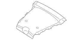 F151-68-3a0a-02 Mazda Genuine Center Panel