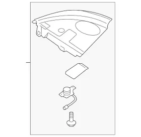 F190-68-3wx-02 Mazda Genuine Package Tray Trim