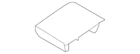 Ghk1-68-3r1a-02 Mazda Genuine Pkg Tray Trim End Cover
