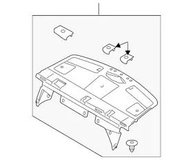 Gs3l-68-3a0h-02 Mazda Oem New 2009-2013 6 Tray Rear Package Trim With 2 Or Speakers Gs3l683a0h02