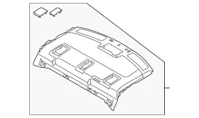 Gsh7-68-3a0-02 Mazda Genuine Package Tray Trim