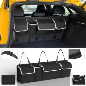 Mega Racer 810027416025 Compact Hanging Trunk Organizer For Suv Car Back Seat Fo