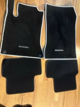 1176805100 Mercedes-benz 2018 Cla 2018-19 Gla Floor Mats Black And Gray