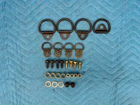 202-860-03-14 Mercedes-benz G500 G55 Amg Net Hook With Bolts 29pc Set 2002-2005 Oem #2