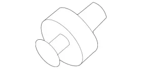 203-987-00-39 Mercedes-benz Genuine Pkg Tray Trim Bumper
