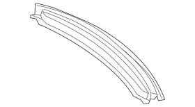 205-640-09-71 Mercedes-benz Genuine Rear Panel