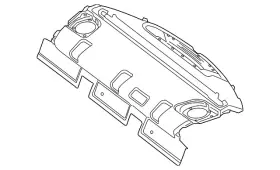 205-690-61-49-7p13 Mercedes-benz Genuine Package Tray